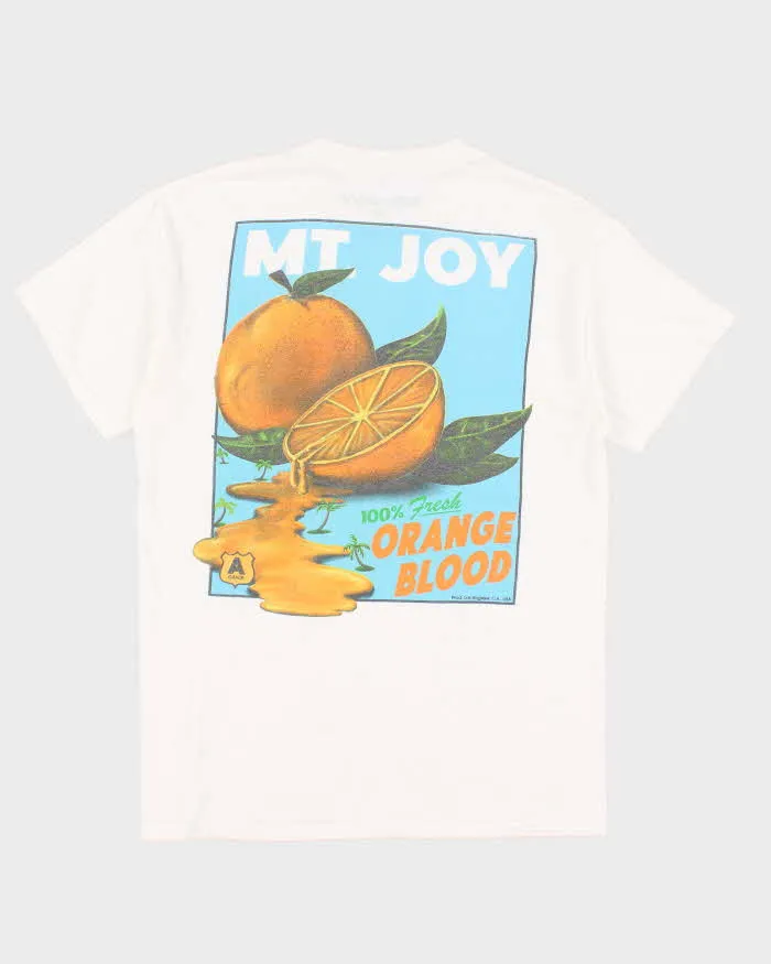 00s 100% Fresh Orange Blood Graphic T-shirt - M