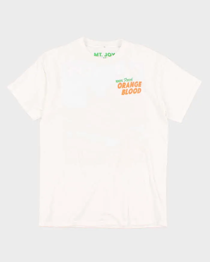 00s 100% Fresh Orange Blood Graphic T-shirt - M