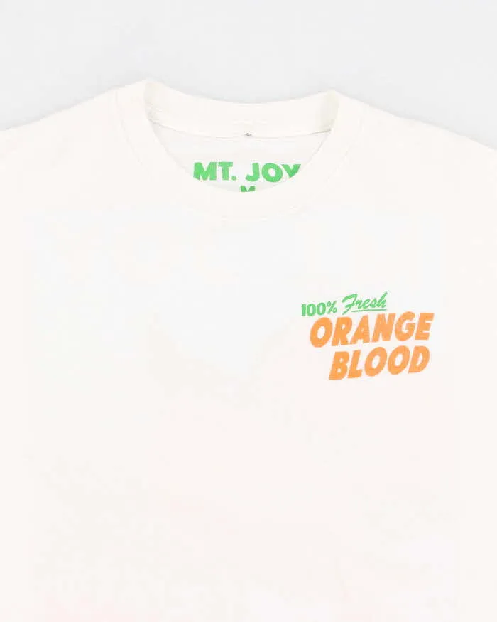 00s 100% Fresh Orange Blood Graphic T-shirt - M