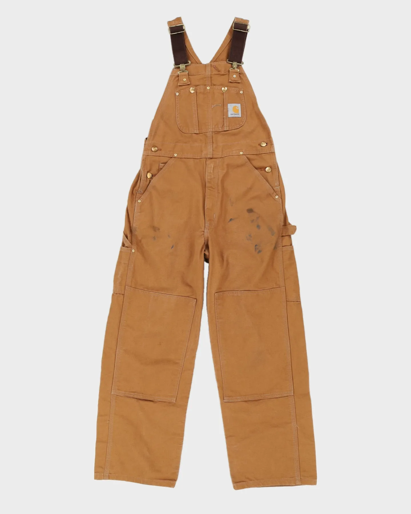 00s Carhartt Beige Dungarees - W34 L28