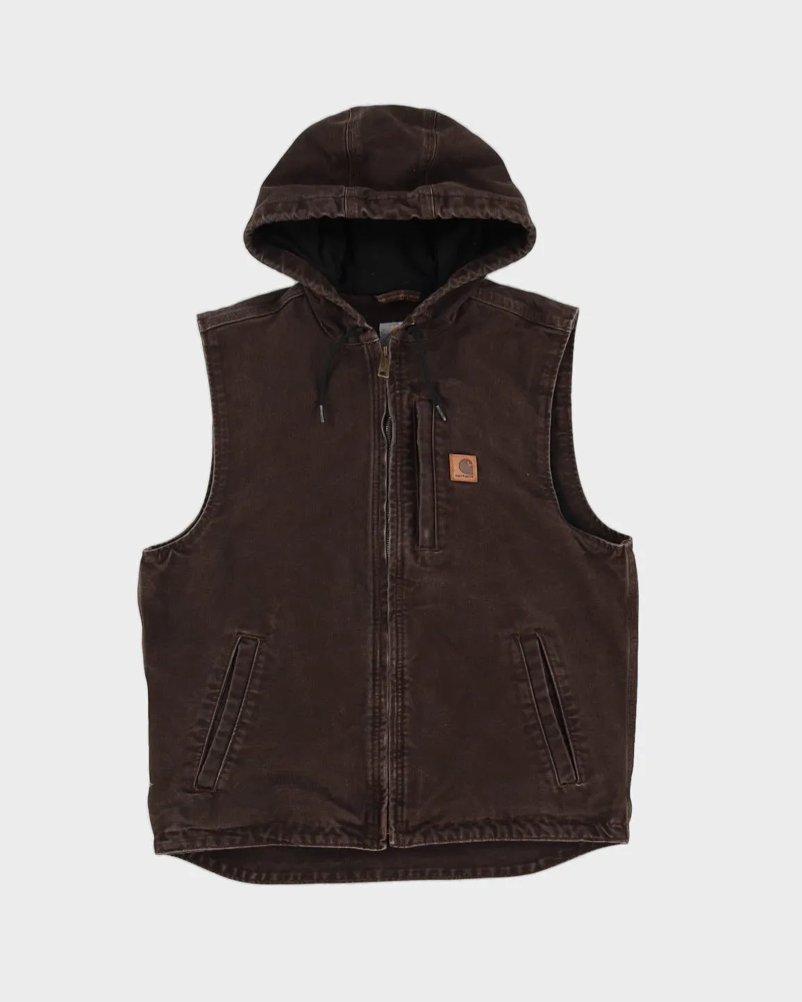 00s Carhartt Brown Workwear Gilet - M