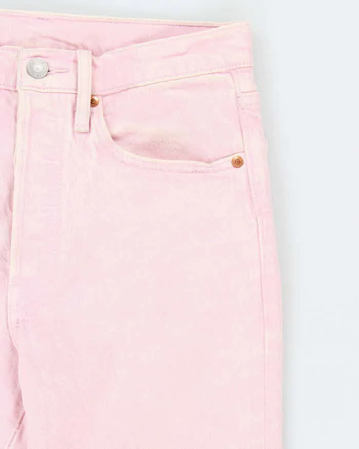 00s Levi's 501 Pink Jeans - W29 L30