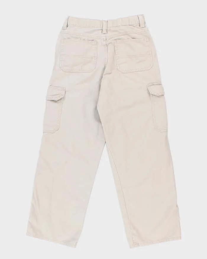 00s Wrangler Beige Cargo Trousers - W29 L29