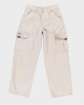 00s Wrangler Beige Cargo Trousers - W29 L29