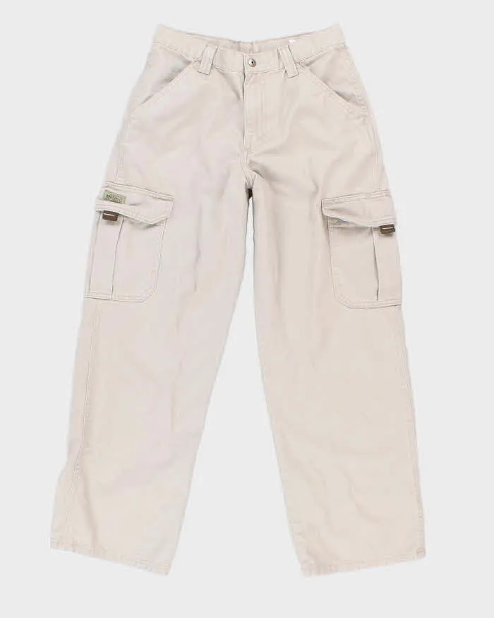 00s Wrangler Beige Cargo Trousers - W29 L29