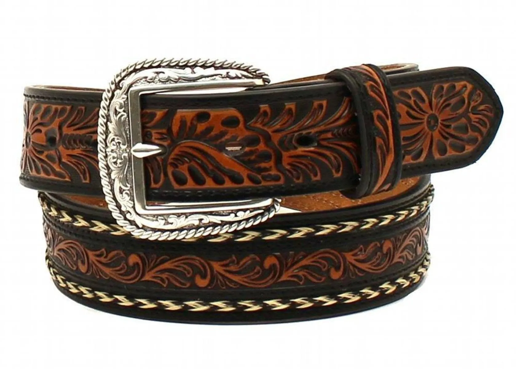 1/2'' Embossed Horse Hair Belt