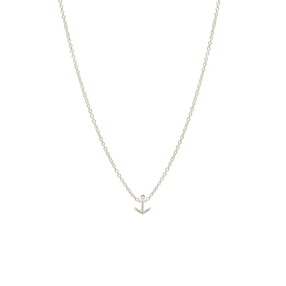 14k Itty Bitty Anchor Necklace