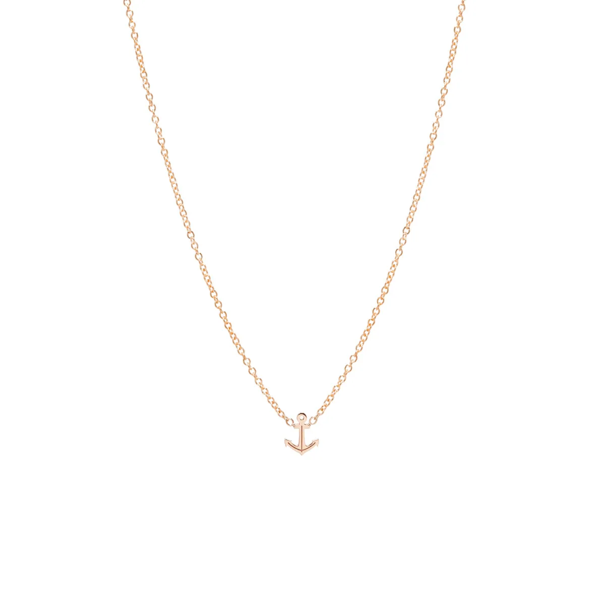 14k Itty Bitty Anchor Necklace