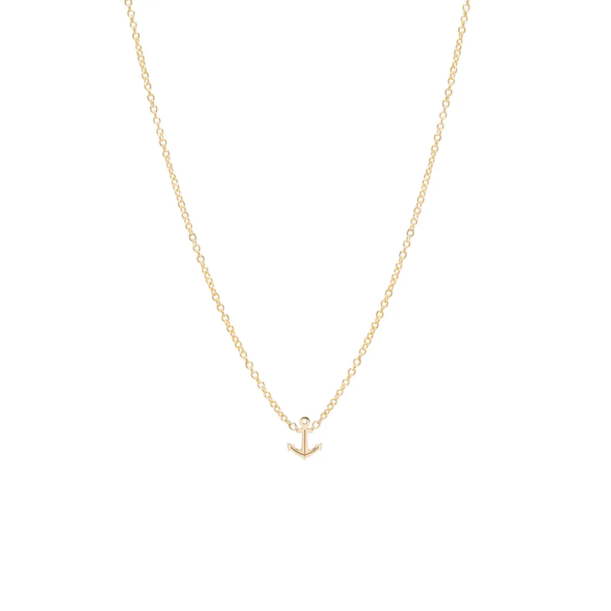 14k Itty Bitty Anchor Necklace