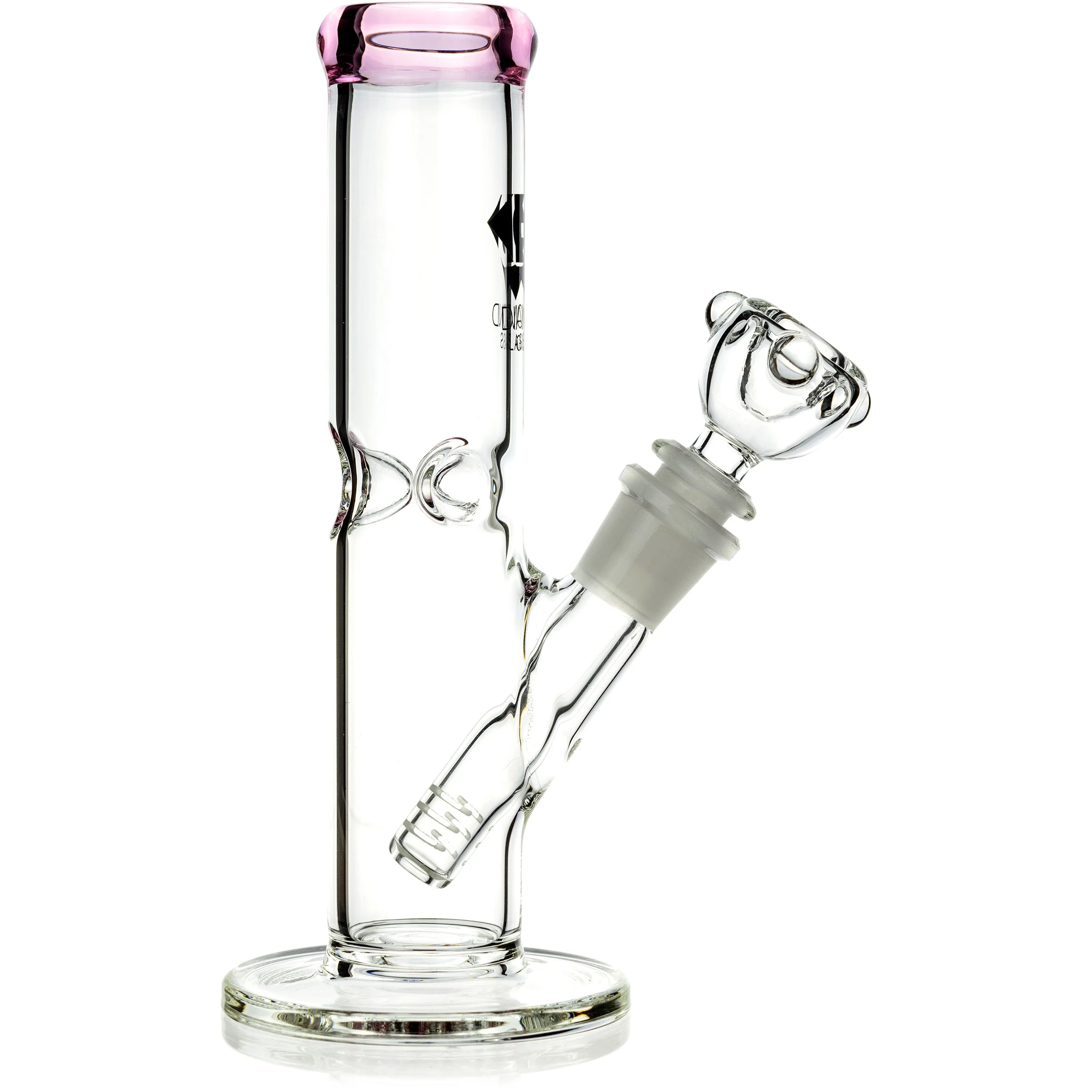 8 Straight Tube Bong, by Diamond Glass