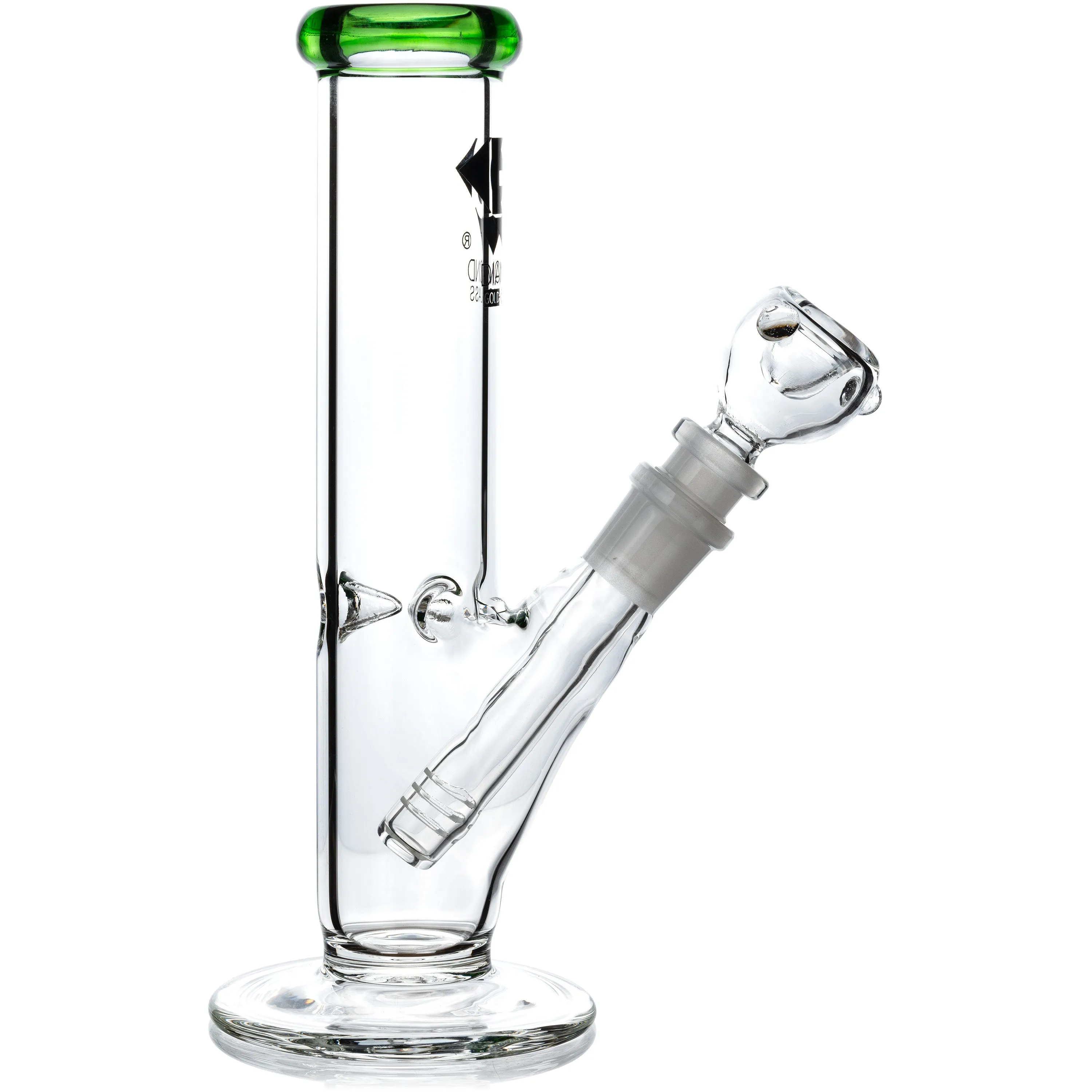 8 Straight Tube Bong, by Diamond Glass