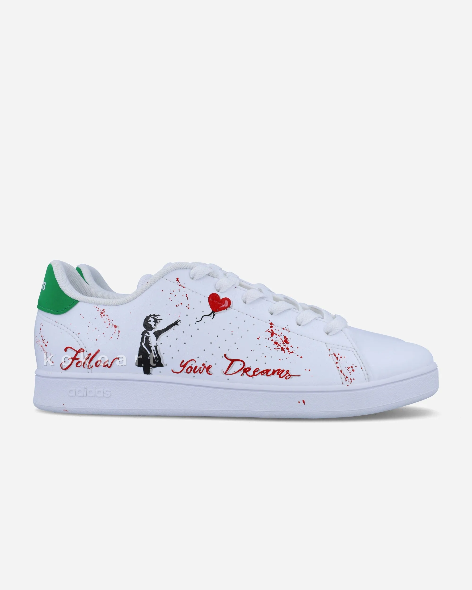 Adidas Hand Painted Banksy Design