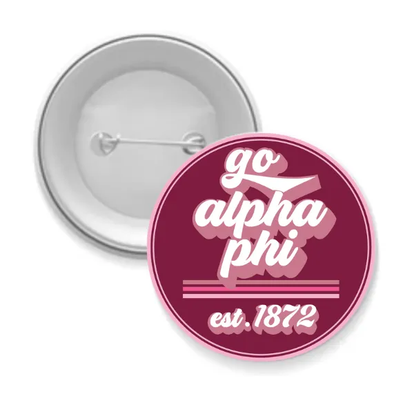 AEPhi - Sorority Button - Go Design