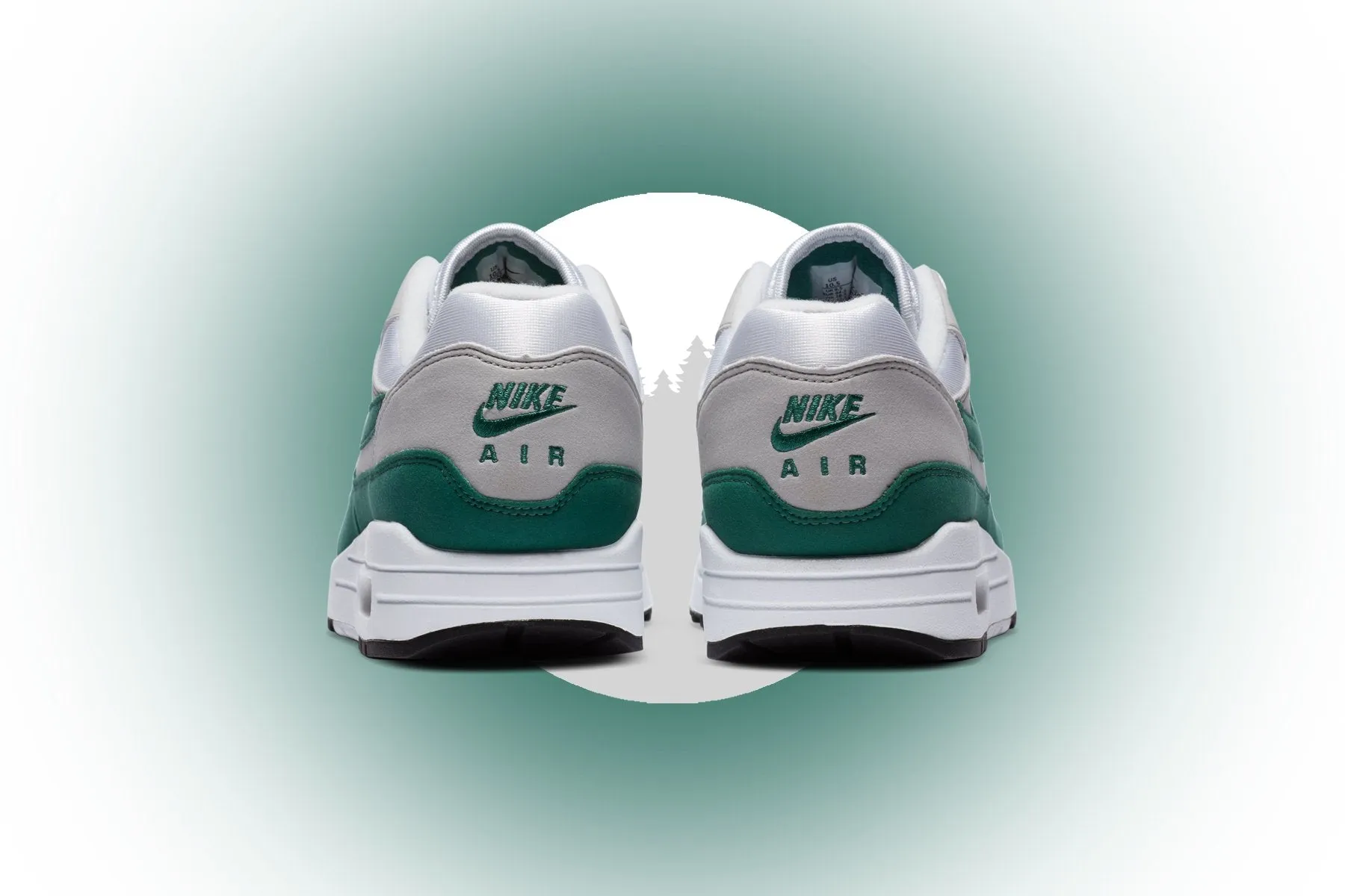 Air Max 1 "Evergreen Aura" - White/Neutral Grey