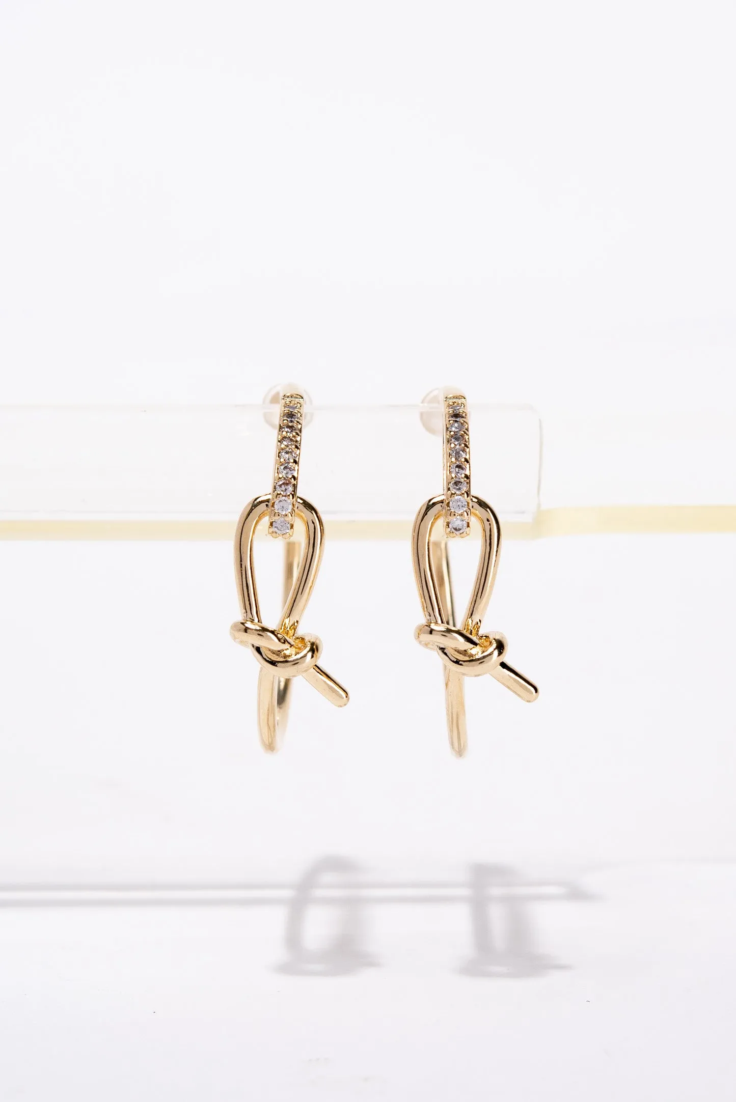 Alice White Gold Plating  Hoop Earrings - Gold