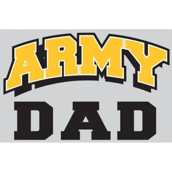 Army Dad Design 4.25" x 2.75" Decal