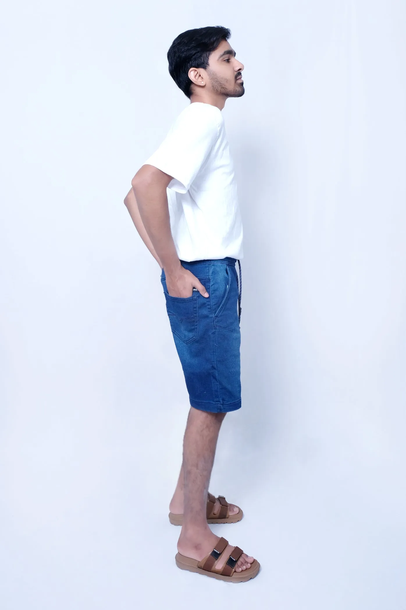 Attiren Slim Fit Denim Shorts