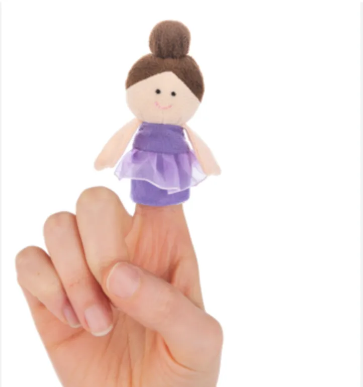 Ballerina Finger Puppets | Color options