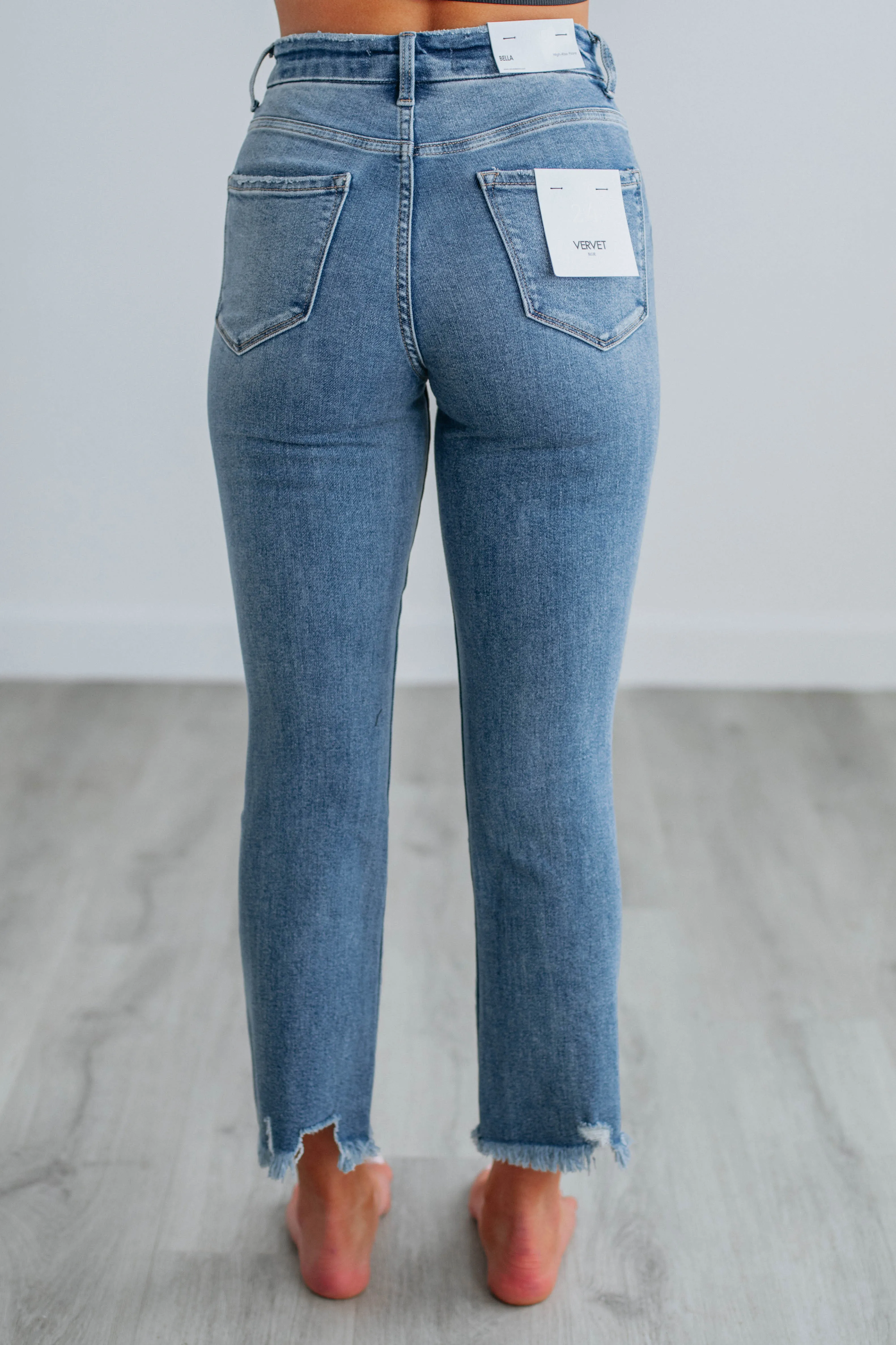 Bella Vervet Jeans - Medium Wash