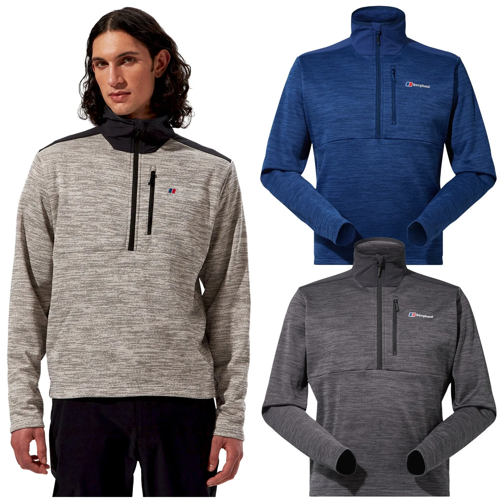 Berghaus Mens Thraskii Half Zip