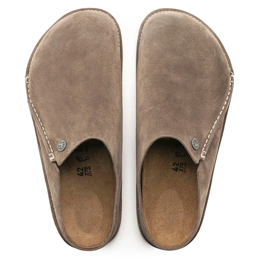 BIRKENSTOCK Women's Zermatt Premium Suede Leather (Gray Taupe - Narrow Fit)