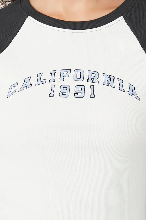 California 1991 Raglan Tee