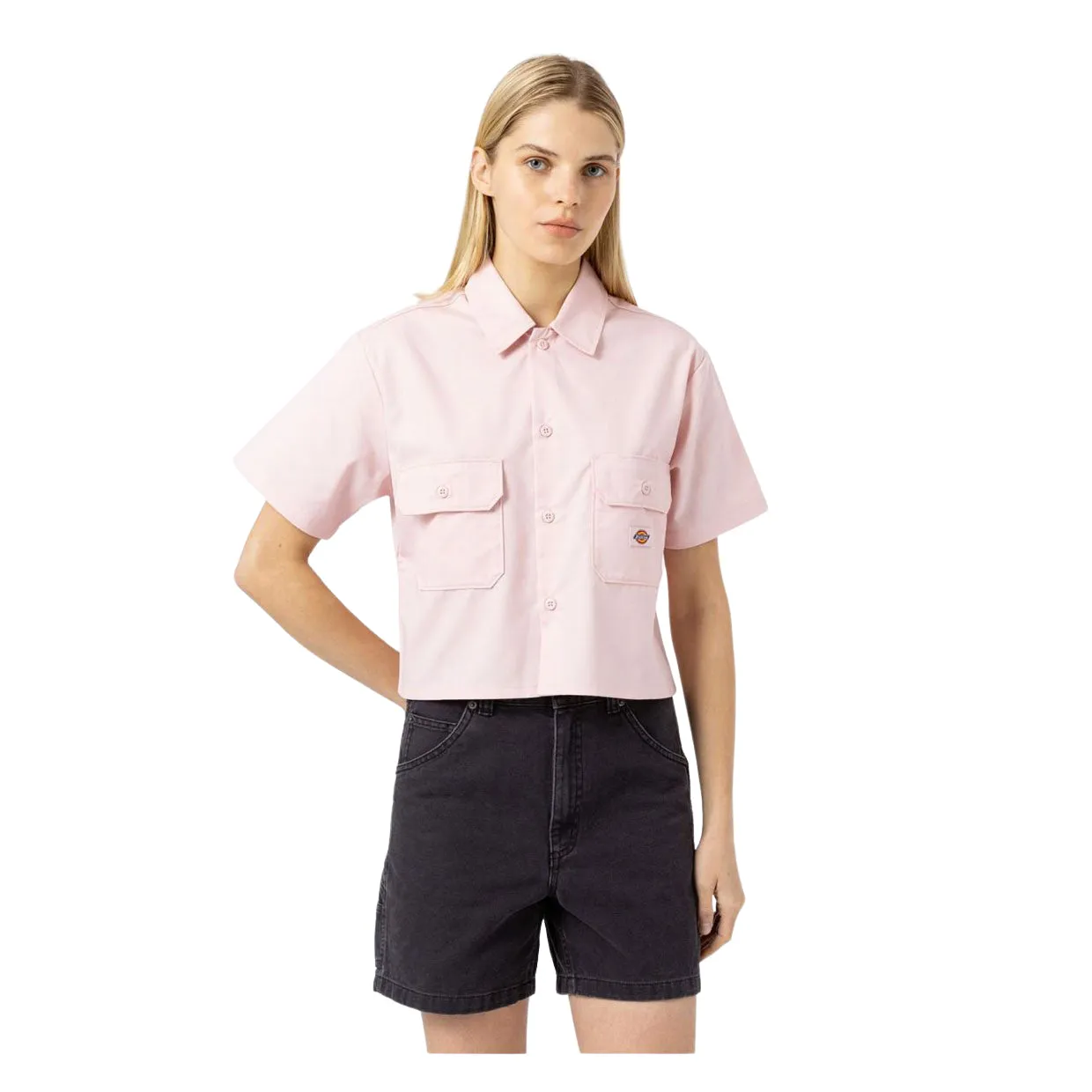 Camicia Donna Dickies Workshirt Rosa Chiaro