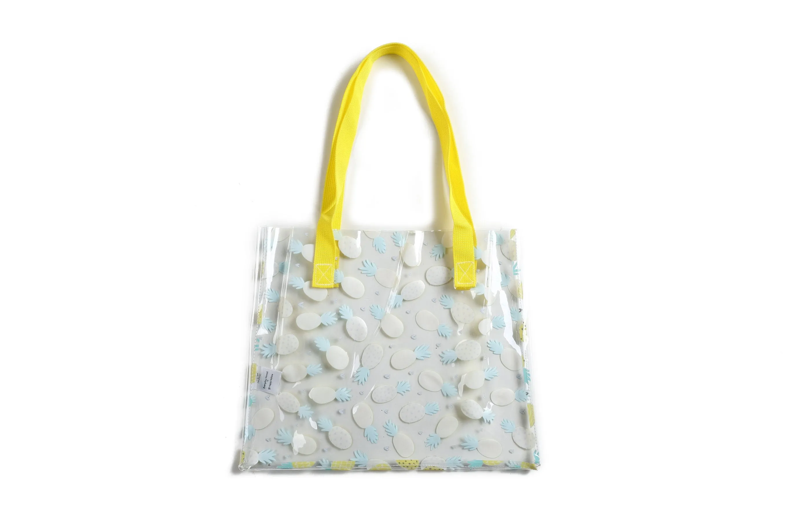 Clear Tote Everyday Hawaii Pineapple Yellow