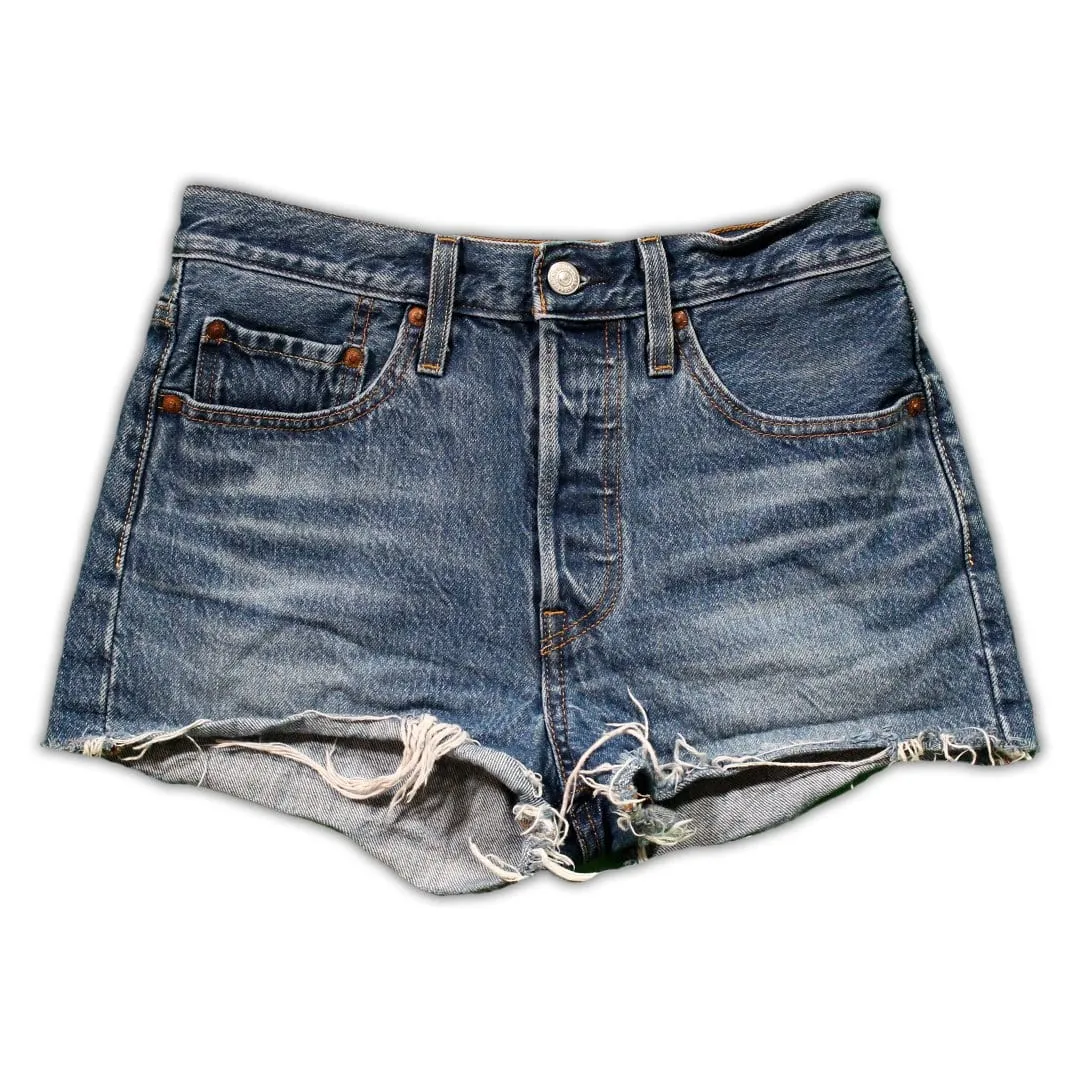 Dark Blue Levi's 501 Shorts (26)