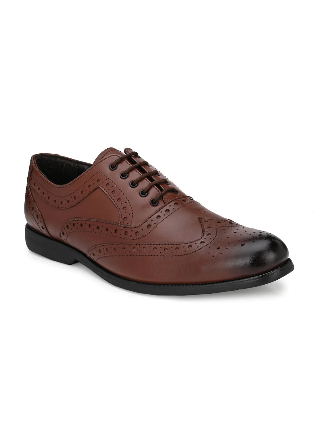 Darvey Tan Shortwing Brogues