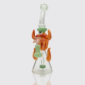 Demon Cyclops Glass Bong - Green