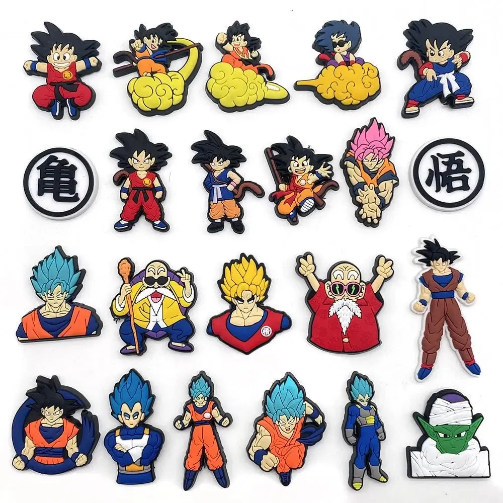 Dragon Ball Croc Charms - 20PCS Cute Set