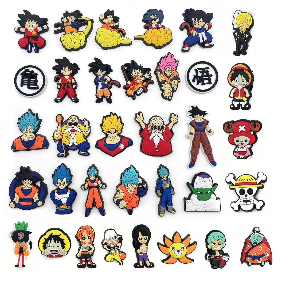 Dragon Ball Croc Charms - 20PCS Cute Set