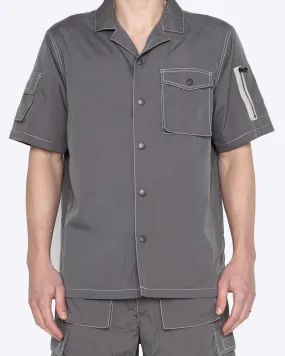 EPTM REWORK SNAP SHIRT CHARCOAL