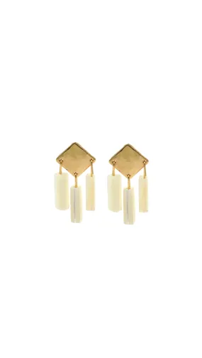 Flume Earrings - Gold