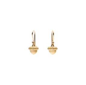 Gabriella Kiss 18k Baby Acorn Earrings