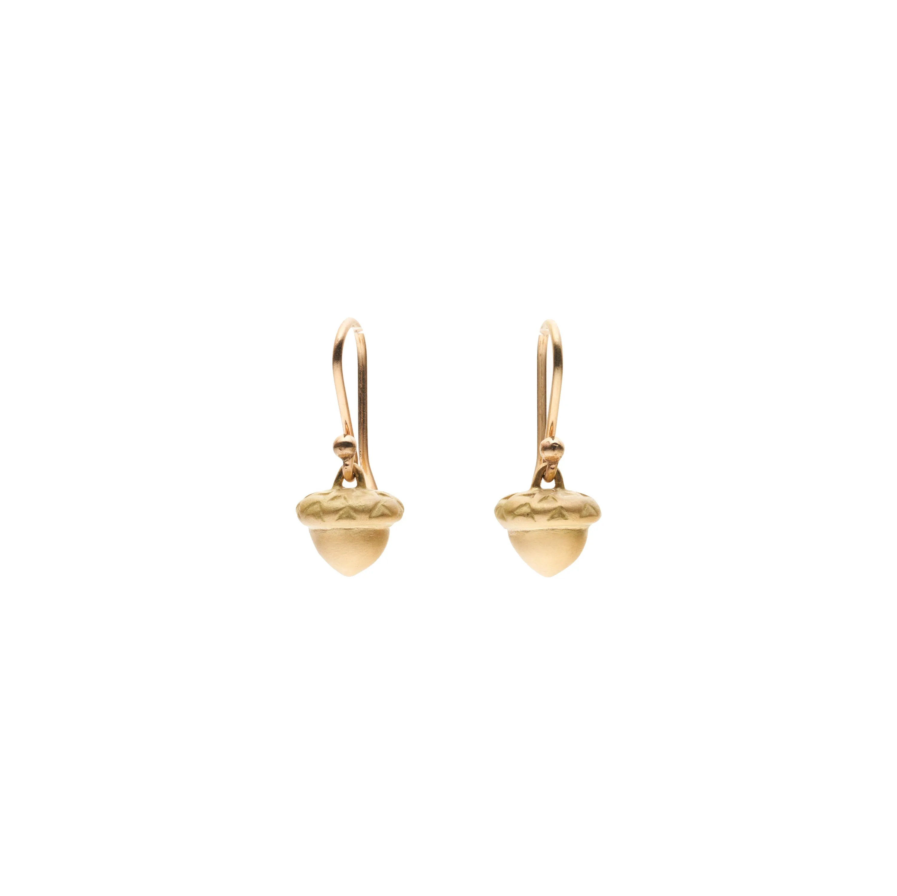 Gabriella Kiss 18k Baby Acorn Earrings