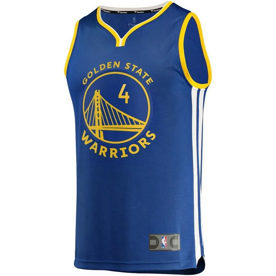 Golden State Warriors Omari Spellman Fanatics Branded Replica Fast Break Icon Jersey Kids - Blue | Ireland W5862U9