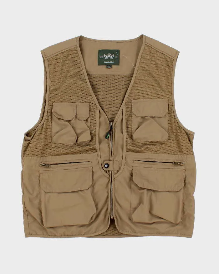 Green Fishing Utility Vest - L