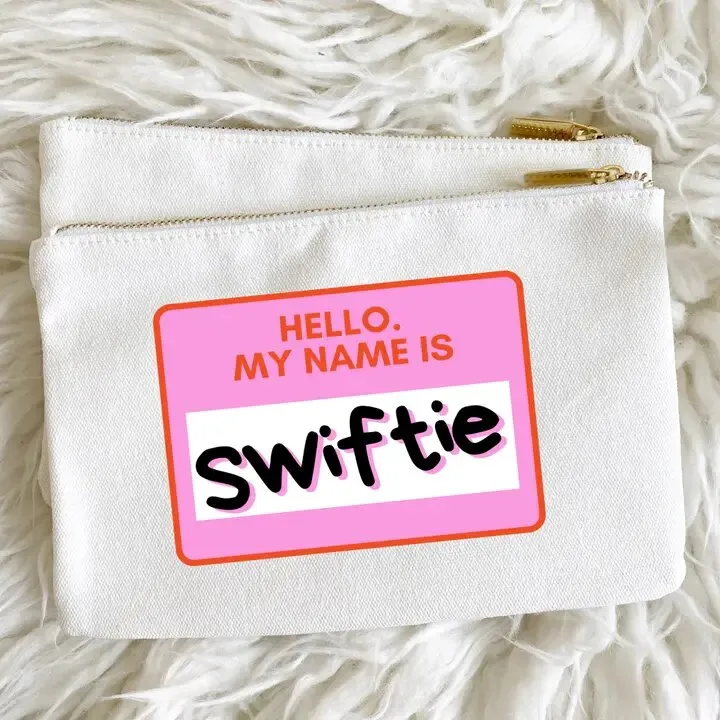 Hello, My Name Is Swiftie Pouch