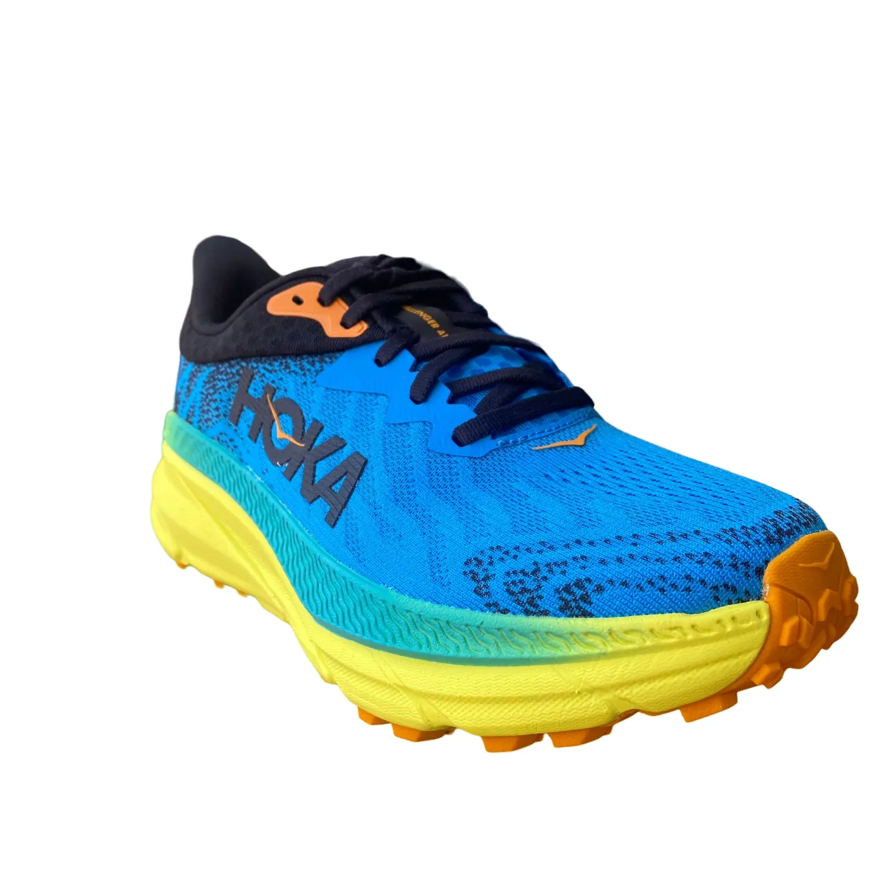 Hoka One One mountain running shoe Challenger 7 1134497/DBEPR blue-yellow