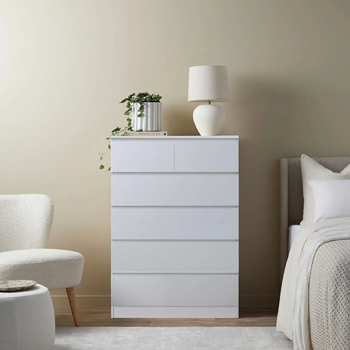 Jolt Tallboy Drawers - White Bundle