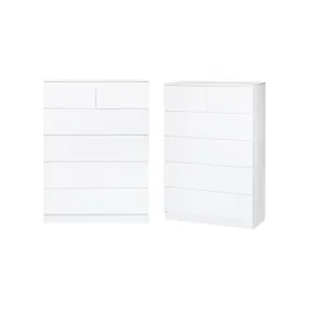 Jolt Tallboy Drawers - White Bundle