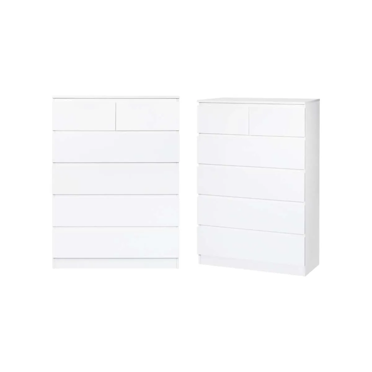 Jolt Tallboy Drawers - White Bundle