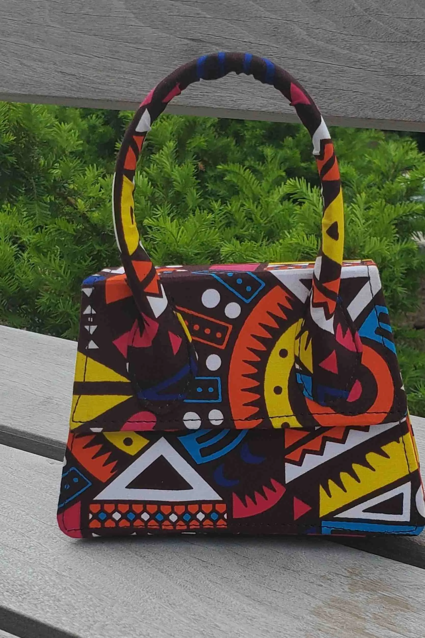 KIRA II African Print Mini Bag