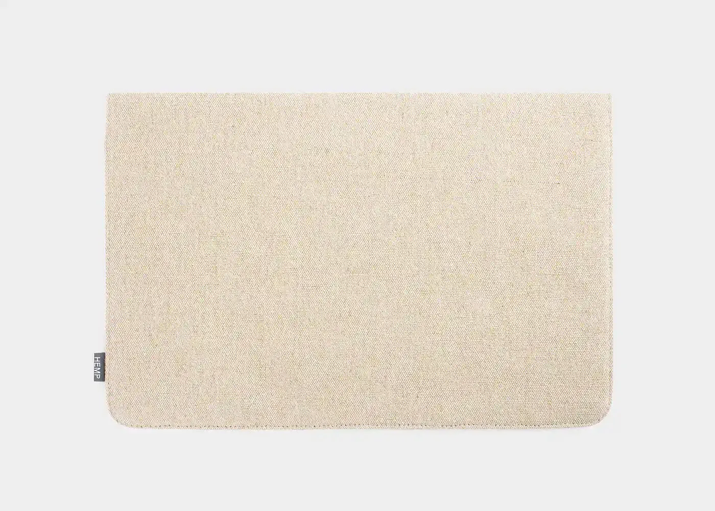 Laptop case in Beige hemp