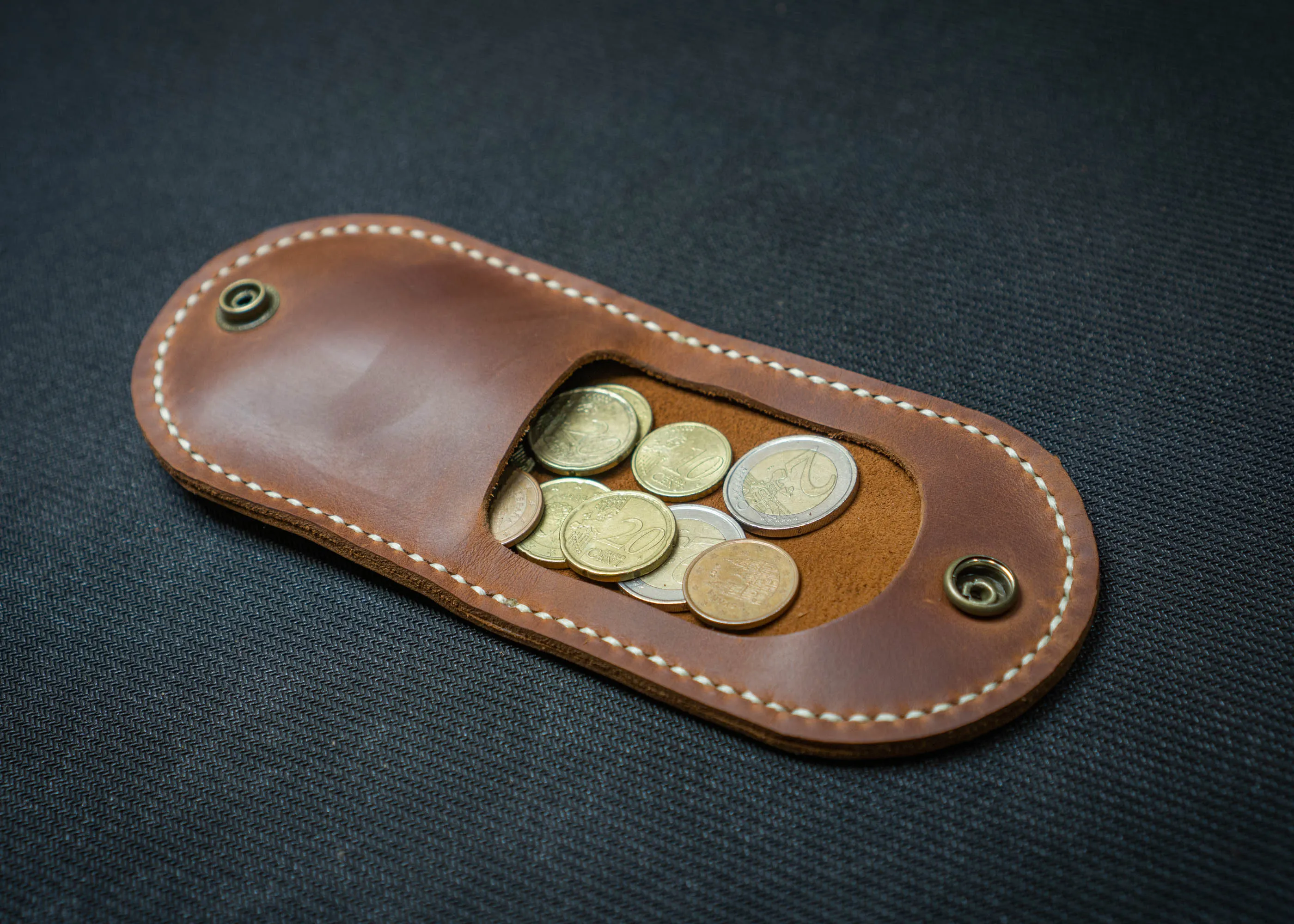 Leather Coin Purse | Personalised gift, Handcrafted