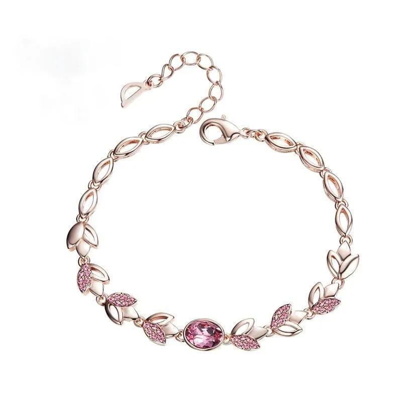 Leaves Design Stackable Bracelet