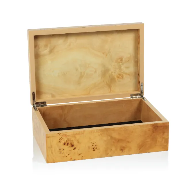 Leiden Burl Wood Design Box