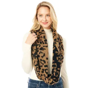 Leopard Print Infinity Scarf